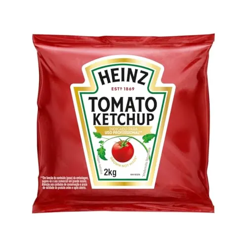 [Rec R$29,36] Heinz Ketchup Sache Tradicional, 2KG - Tamanho Grande
