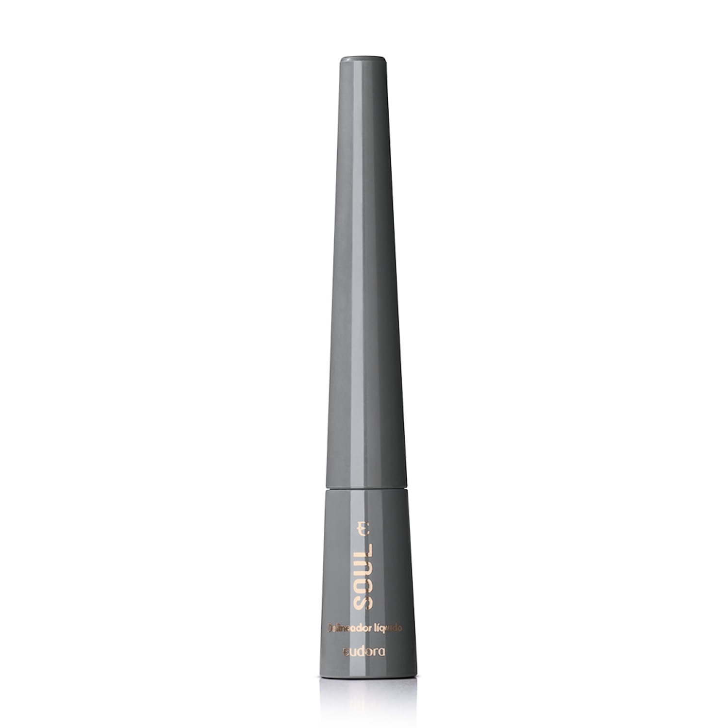 Delineador Líquido Para Olhos Eudora Soul Preto Essencial 2,5ml