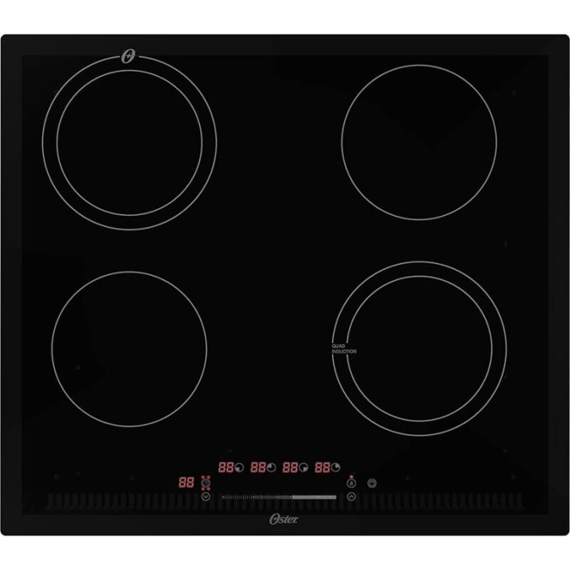 Cooktop por Indução Oster Touch Screen 4 Bocas 220V OTOP402