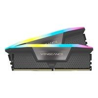 Memória RAM Corsair Vengeance, RGB, 64GB (2x32GB), 5200MHz, DDR5, C40, Preto - CMH64GX5M2B5200Z40K