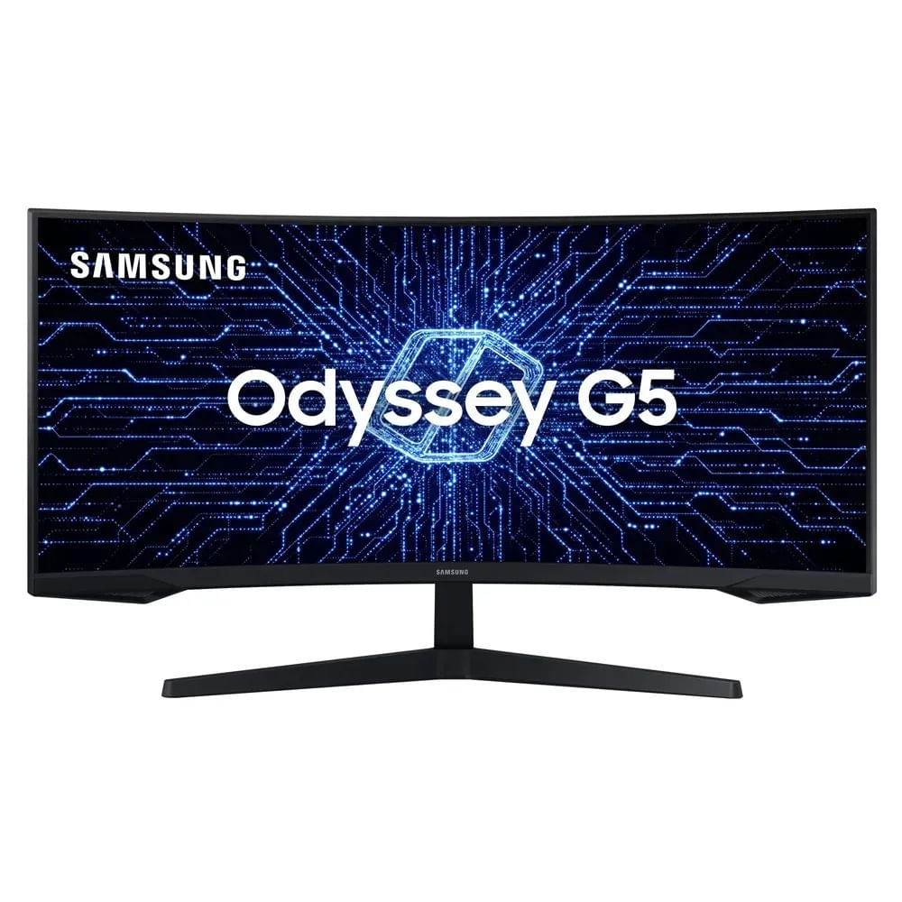 Monitor Gamer Samsung Odyssey G5 34" UWQHD - LC34G55TWWLM