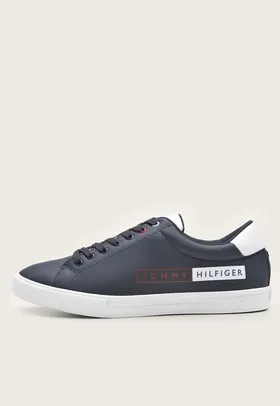 Tênis Tommy Hilfiger Logo Azul-Marinho