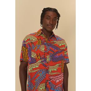 Camisa Uni Estampada Jacadino - Masculina