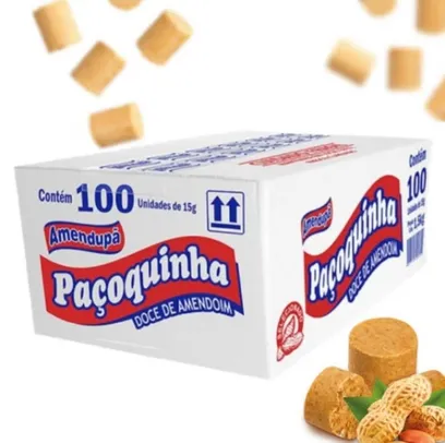 Paçoca Amendupã 100 Unidades