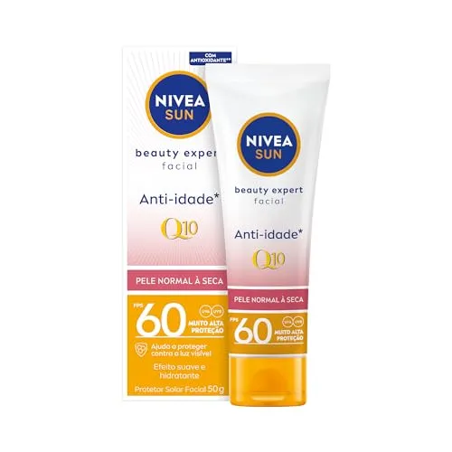 NIVEA SUN Protetor Solar UV Face Q10 Anti-Idade FPS 60 50ml