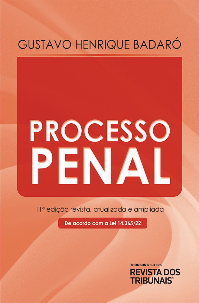 Processo Penal - 11ª Edição - Thomson Reuters