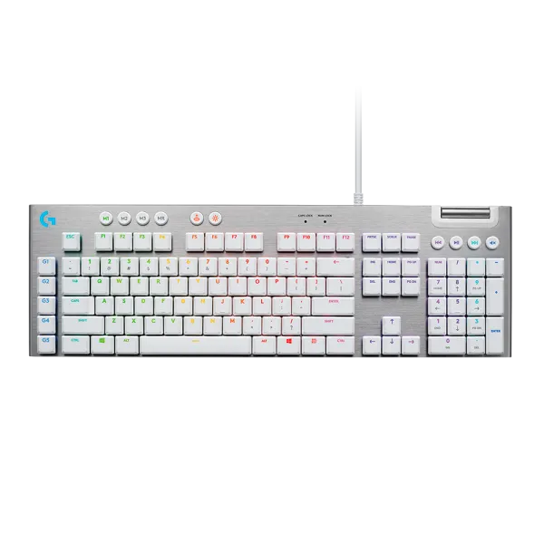 Teclado Mecânico Logitech G G815 Tactile Branco