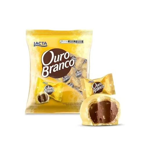 (Levando 2/R$40,81) Chocolate Ouro Branco Pacote 1Kg