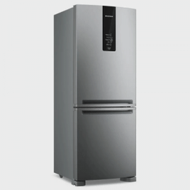 Geladeira Brastemp BRE57FK Frost Free Inverse com Painel Digital Turbo Freezer e Ice Inox