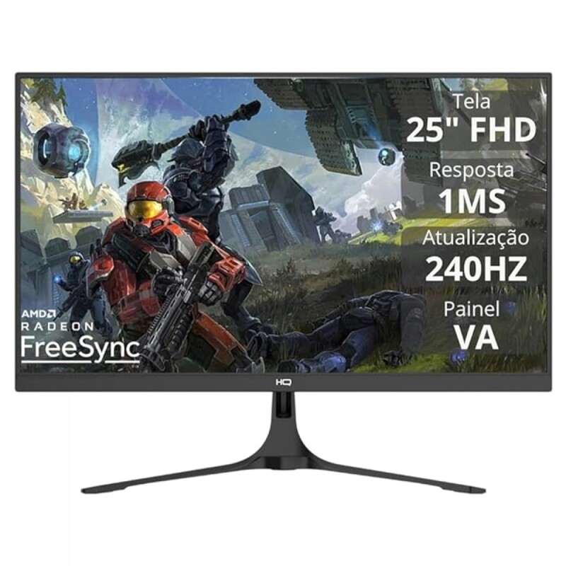 Monitor Gamer HQ Premium 25" FHD 240Hz 1ms VA HDMI/DP FreeSync - GP25V124