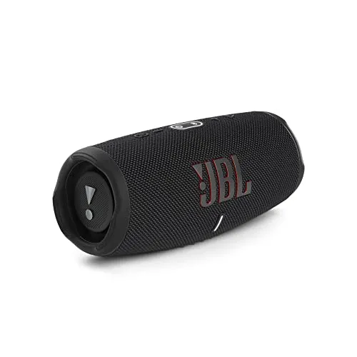 JBL Caixa de Som Charge 5, Bluetooth, À Prova D'água e Poeira - Preto