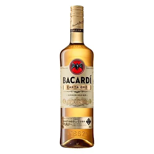 [Levando 2 garrafas a unidade sai por R$37,50] Rum Bacardi Carta Oro 980ml