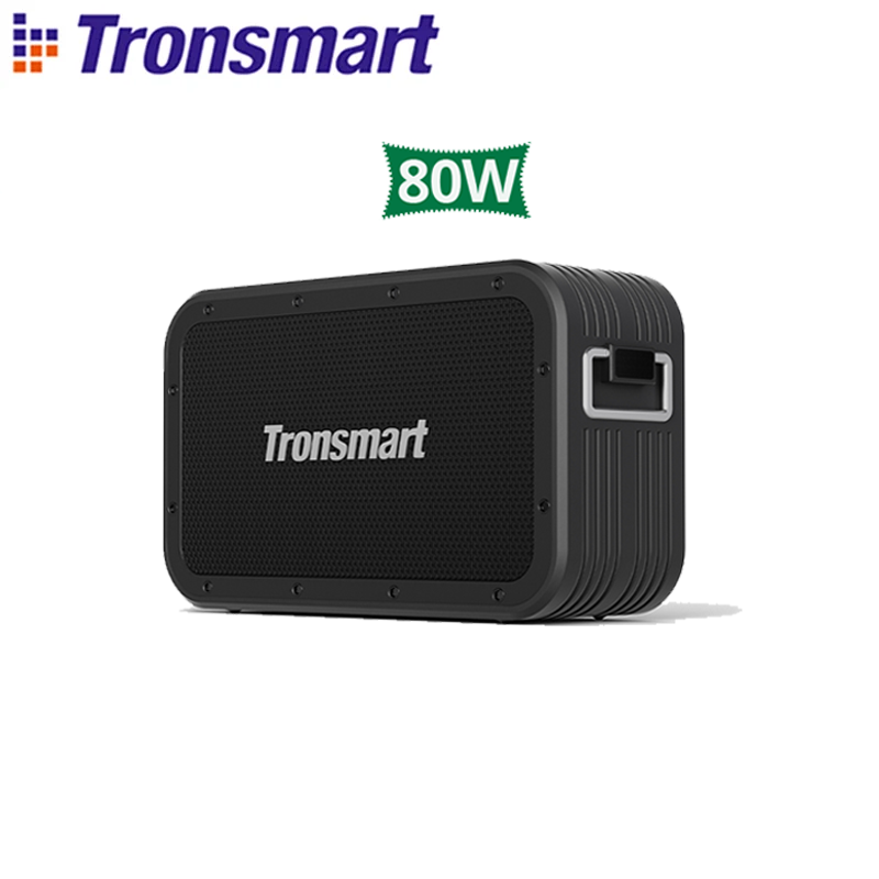 [Do Brasil] Caixa de Som Tronsmart Force Max 80W, com TWS, Bluetooth 5.0, IPX6 à prova d'água, Powerbank integrado