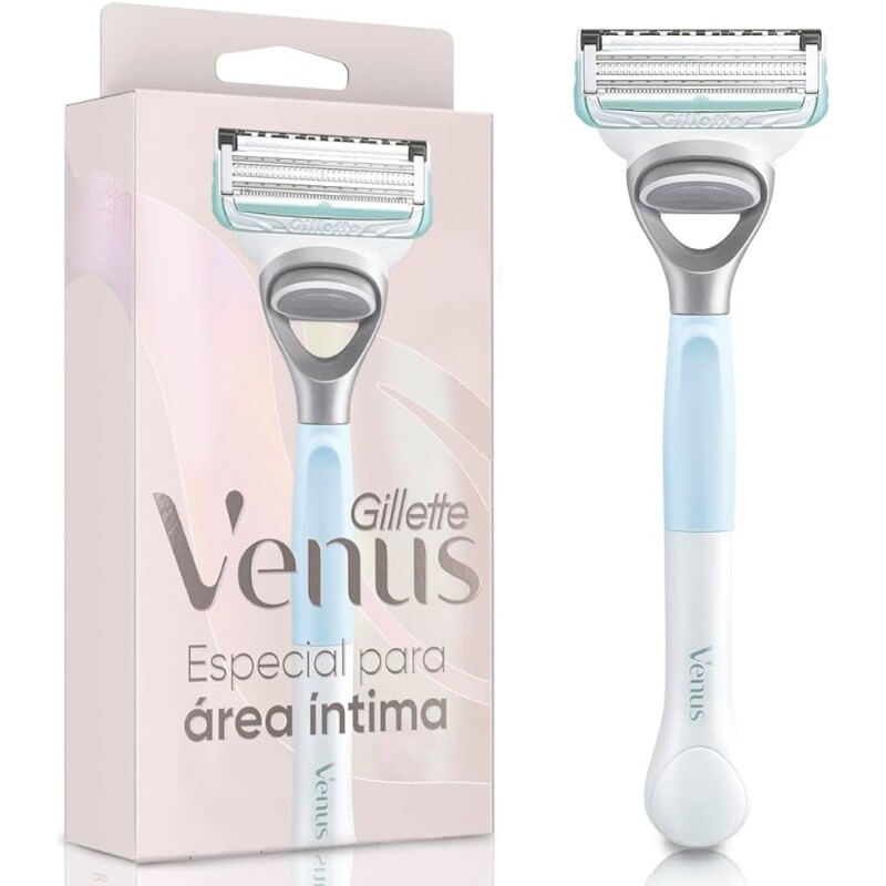 Gillette Venus Especial Para Área Íntima Aparelho de Depilação Recarregável com Barra Anti-irritação Depilação