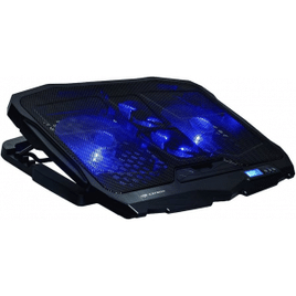 C3Tech Base para notebook Gamer NBC-100BK 173" Refrigerada 4 Ventiladores Led Azul controle de velocidade regulagem de altura em 5 posições Display di