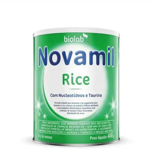 Novamil Rice Fórmula Infantil para Lactentes 400g