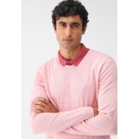 Cardigan Tricot Aramis Reta Rosa