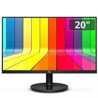 Monitor Hq 20 Polegadas LED, Widescreen, 75hz, HD + 1600x900, HDMI, VGA, Vesa, Ajuste De Inclinação