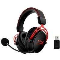 Headset Gamer Sem fio HyperX Cloud Alpha, Som Surround 7.1, Drivers 50mm, USB, 300 horas de Bateria, Preto e Vermelho - 4P5D4AA