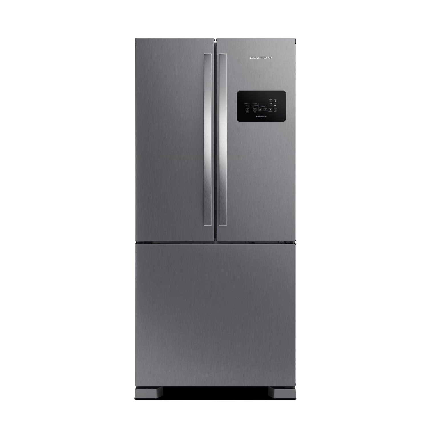 Geladeira Frost Free Side Inverse 3 Portas 554 Litros Inox - BRO85AK