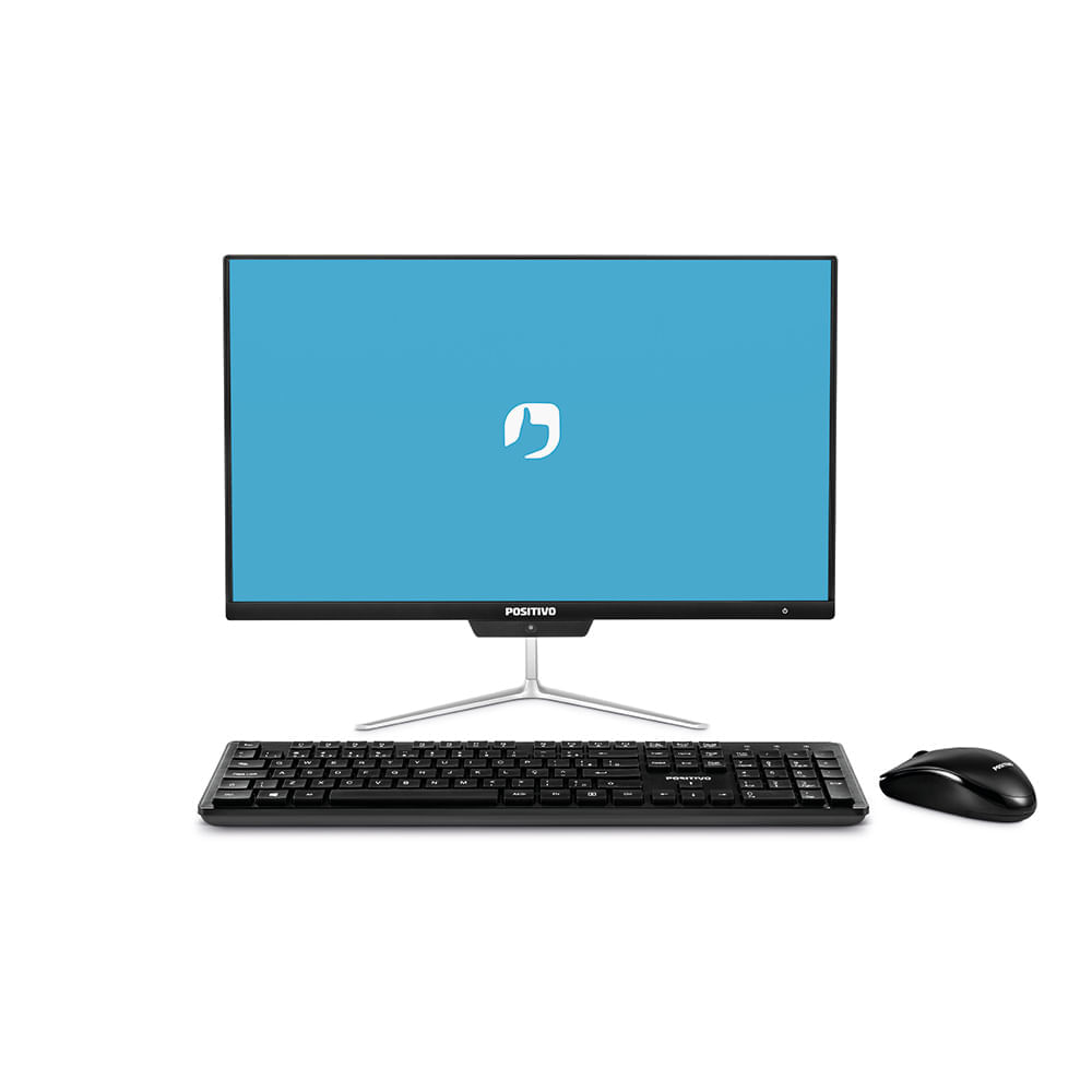 All in One Positivo Union C4500Ai-21 Intel Celeron Dual-Core Linux 22"" Full HD - Preto