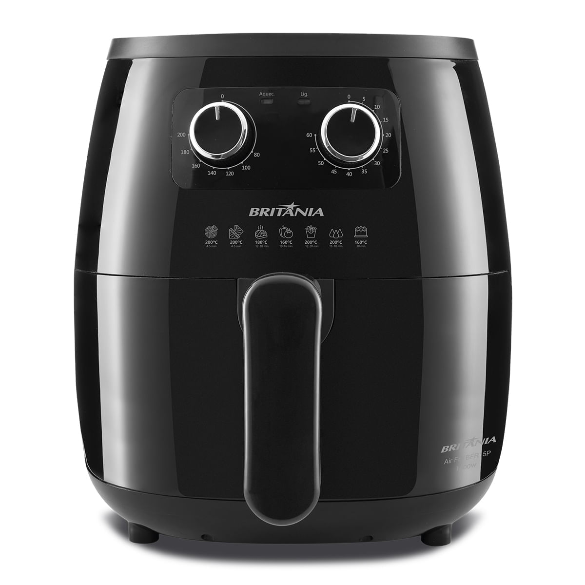 [Outlet] Air Fryer Britânia 6 Litros Revestimento Antiaderente 1500W BFR15P - 127v