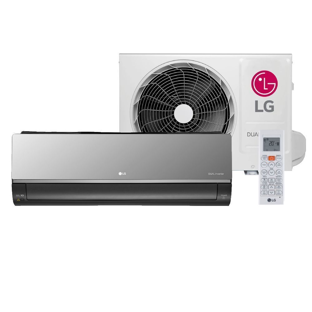 Ar Condicionado LG Dual Inverter Voice ARTCOOL UV Nano +IA 24000 BTUs Quente e Frio 220V S3-W24K2R7A - WebContinen