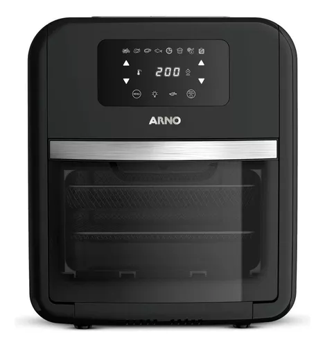 [Cartão mercado Pago] - Airfry Oven+grill Arno Expert 9 Em 1 Digital 11l Preta Ufe9 - 110v