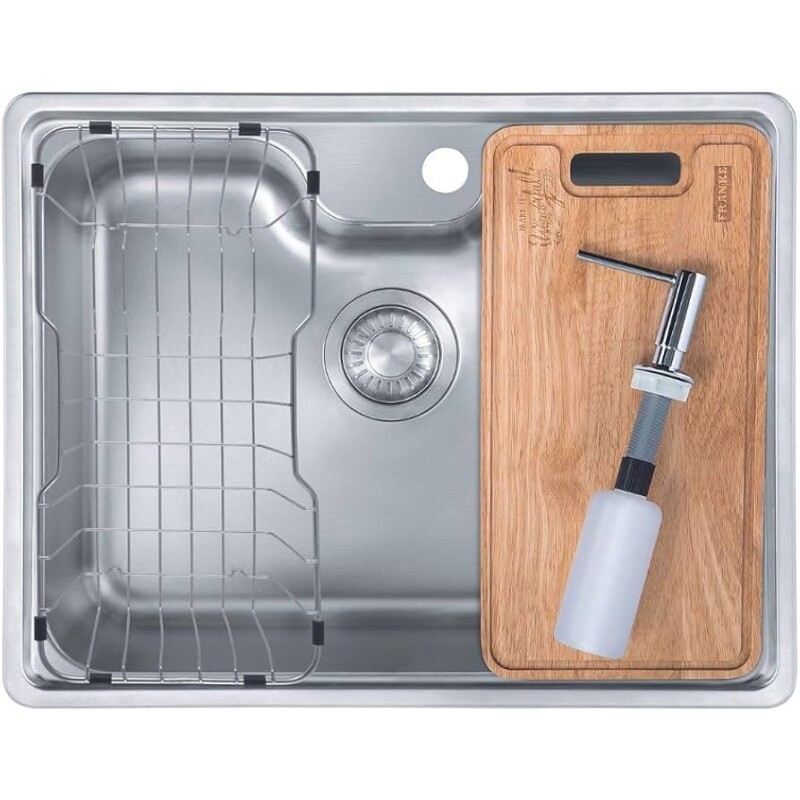 CUBA BELL FRANKE PARA COZINHA GOURMET DE AÇO INOX BCX 610-61 610x480mm C/ACESSORIOS