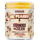 Pasta de Amendoim Sabor Cookies & Cream - Com Whey Protein Dr Peanut- 600g