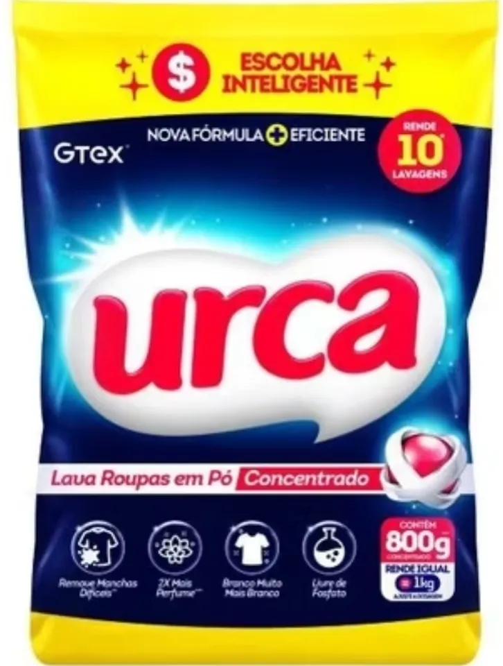 Lava Roupas Concentrado Urca 800G