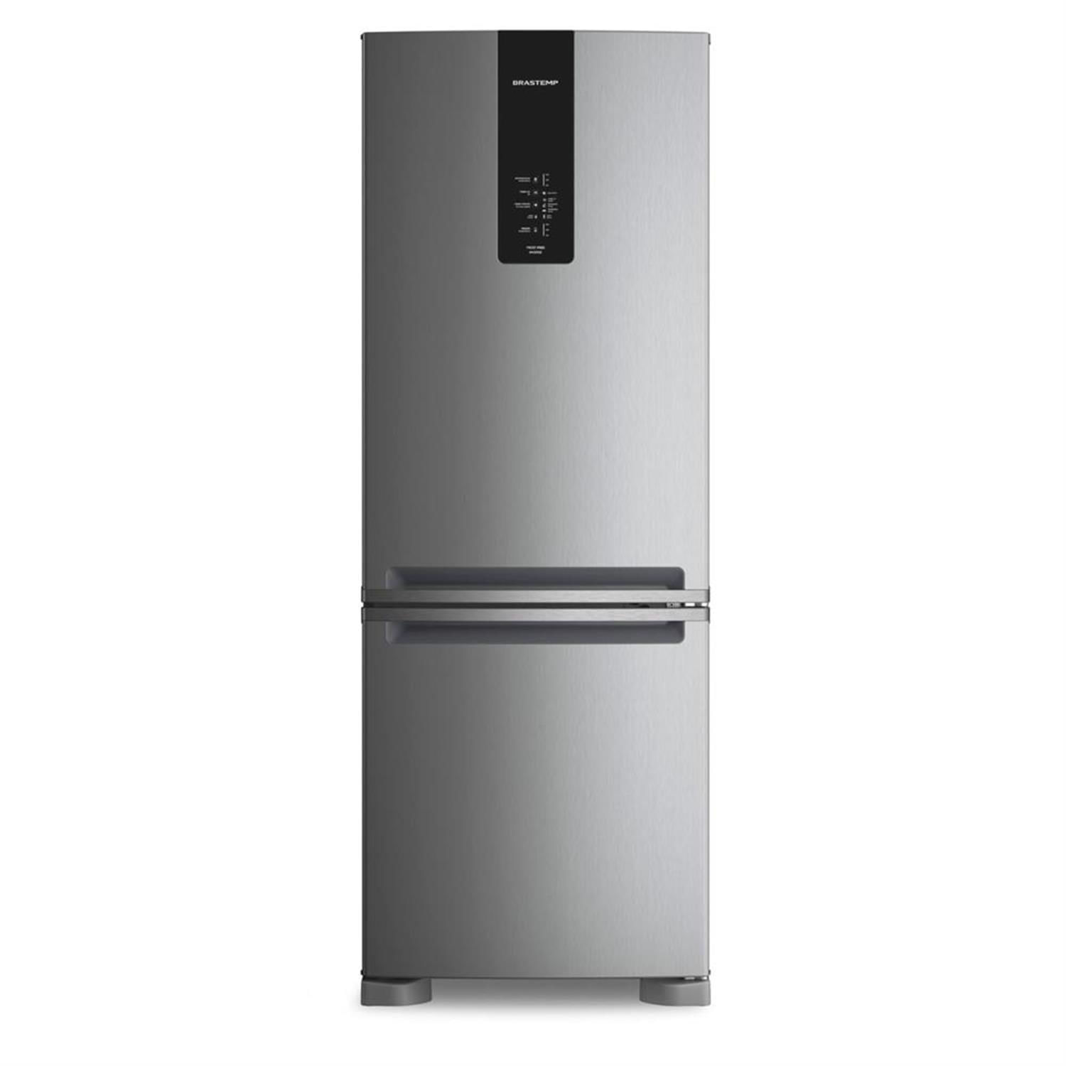 Geladeira Frost Free Inverse A+++ 479 litros cor Inox com Super Capacidade e Smart Flow - BRE58FK