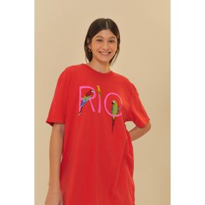 T-Shirt Média Estampada Rio - Farm Rio