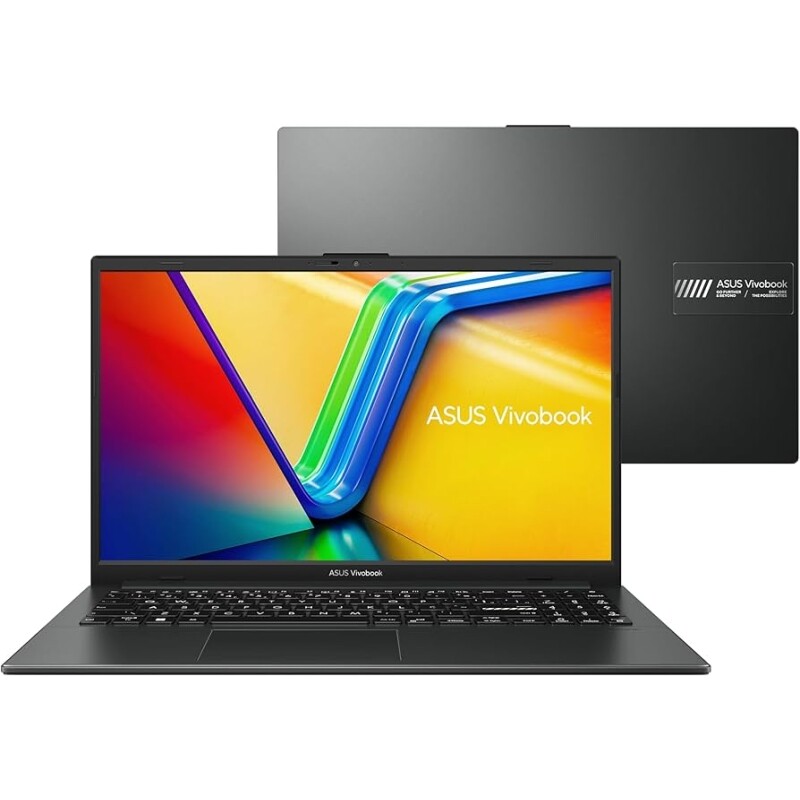 Notebook ASUS VivoBook Go 15 AMD RYZEN 5 7520U 8GB 512GB SSD KeepOS Tela 156" FHD Mixed Black - E1504FA-NJ732