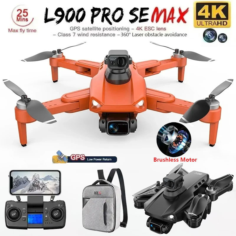 Drone L900 Pro SE Max 4K com GPS