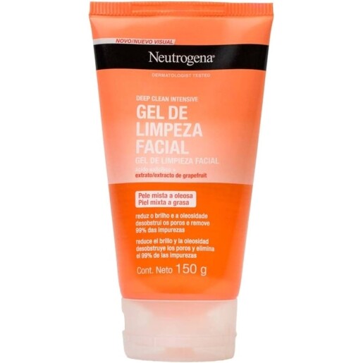 Neutrogena Gel de Limpeza Facial Deep Clean Intensive Grapefruit 150g