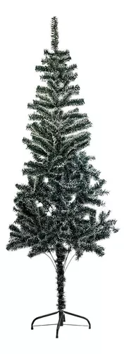 Arvore Natal 180cm 320 Galhos Cor Verde Nevado