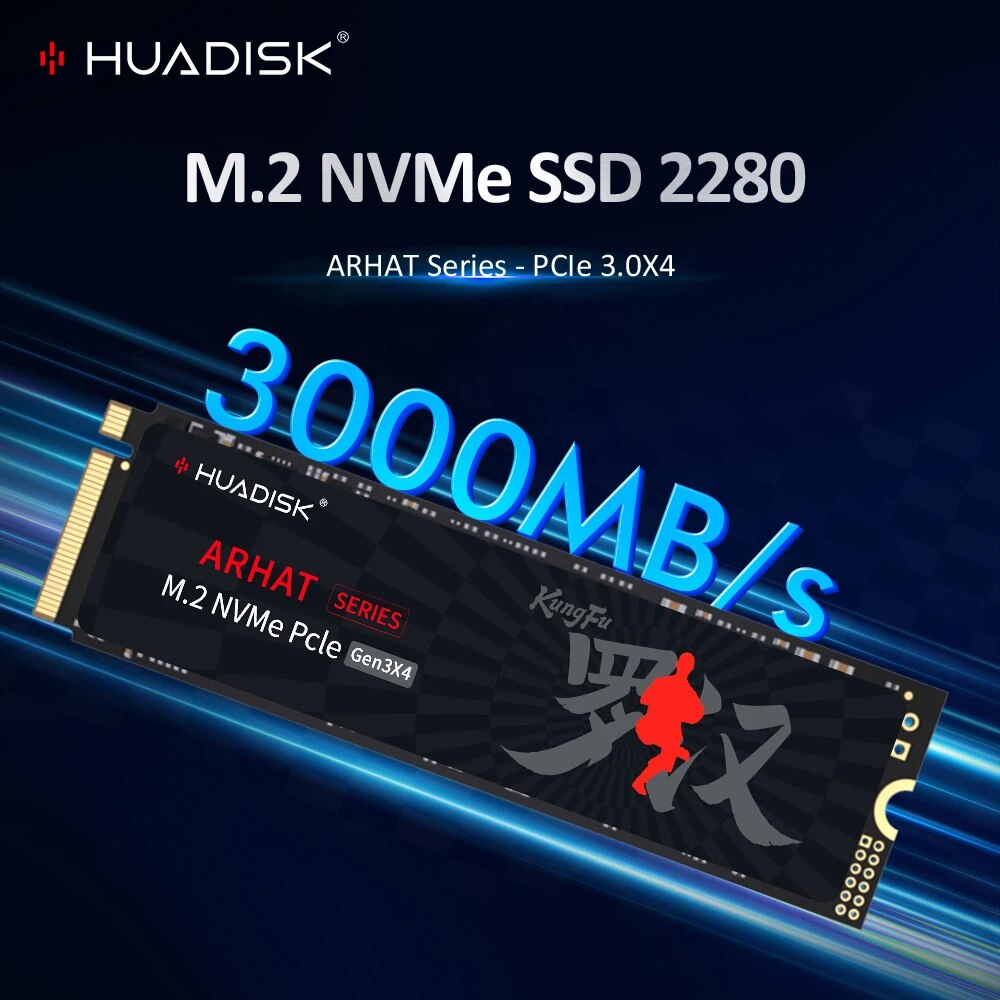 [700 moedas]HUADISK M2 SSD NVMe 512GB/ 3000mbs