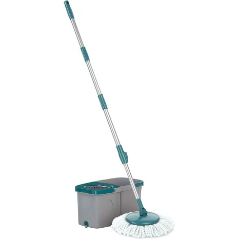 Mop Giratório Duas Águas Balde 3 litros com cesto plastic MOP7504 Flash Limp