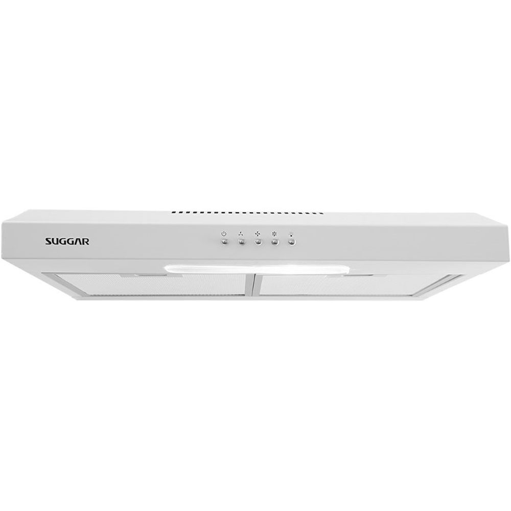 Depurador De Ar Suggar Slim 60cm 4 Bocas 3 Velocidades - Branco - 220 Volts