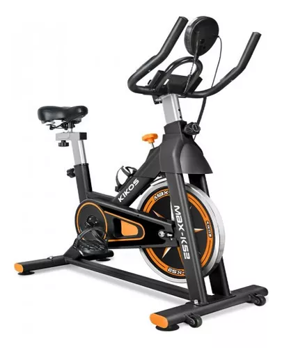 [Saldo ML] Bicicleta ergométrica Kikos Max-Ks2 cor preto e laranja