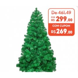 Arvore Natal Real 210cm com 1150 Galhos Pé de Ferro Sodalita