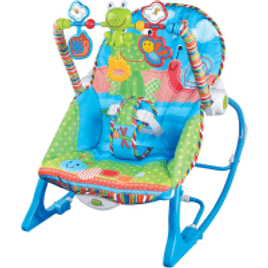 Cadeira de Descanso Maxi Baby Musical FunTime até 18kgs Azul