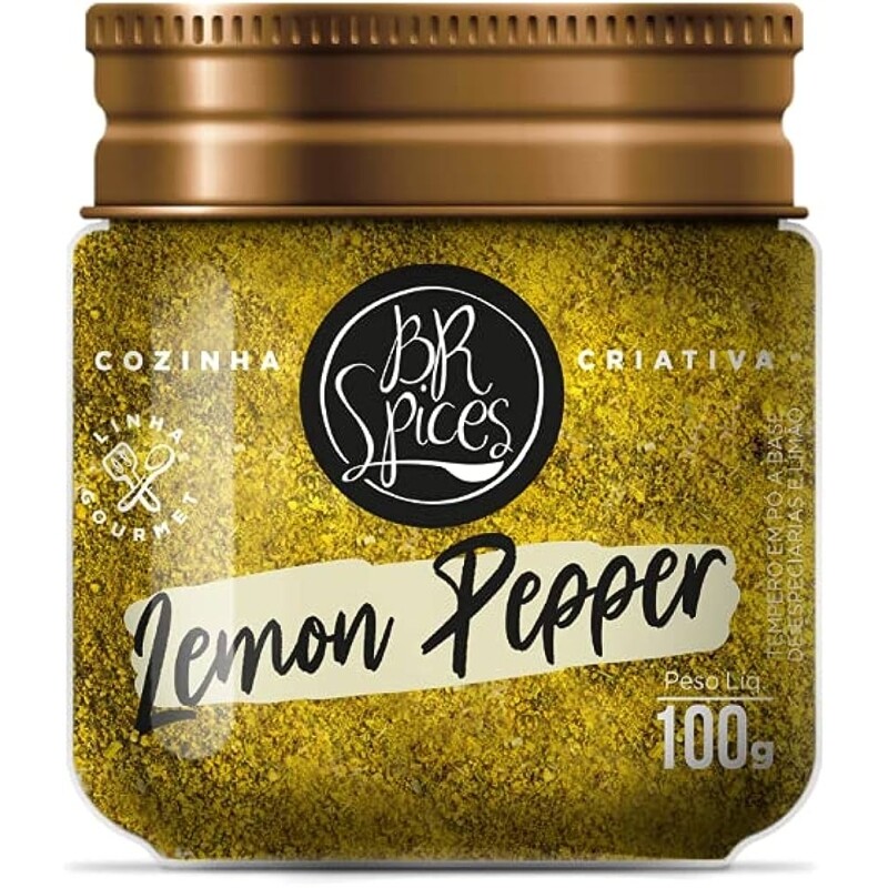 Tempero Lemon Pepper 100g - BR Spices