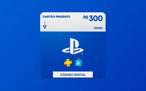 R$300 PlayStation Store - Cartão Presente Digital