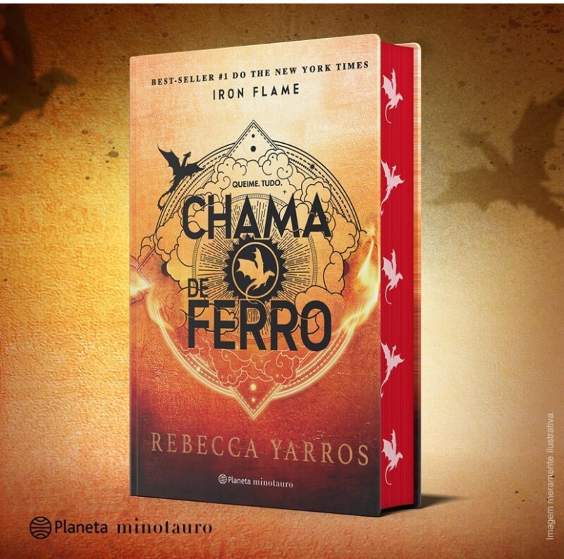 Livro Chama de Ferro: Edição Especial Limitada. Sequência do fenômeno mundial Quarta Asa (Capa dura) - Rebecca Yarros