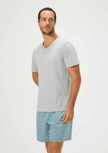 Pijama Curto Masculino Estampado - Hering