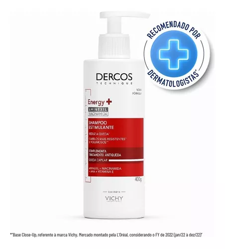 Shampoo Estimulante Antiqueda 400g Vichy Dercos