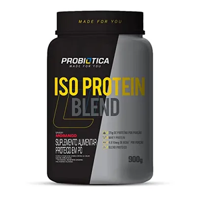 Probiótica Iso Protein Blend - 900G Morango -