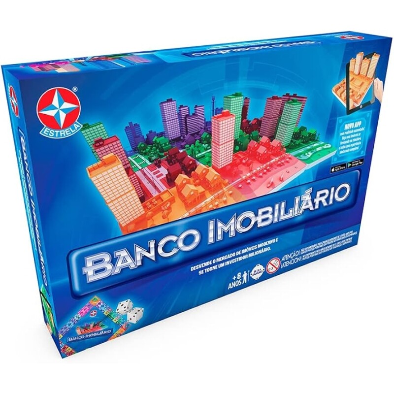 Banco Imobiliário Grande Clássico Brinquedos Estrela